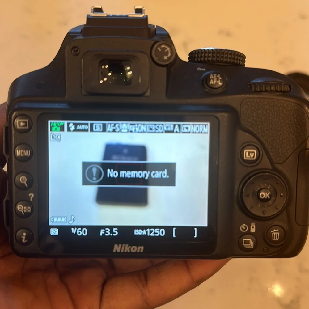 Nikon D3300 with camera bag